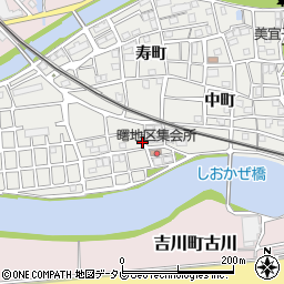 高知県香南市赤岡町松ケ瀬周辺の地図