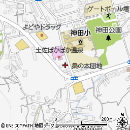高知県高知市神田1195-1周辺の地図