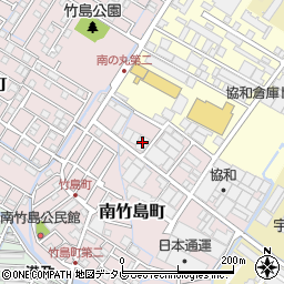 ロジスネクスト四国株式会社　南竹島サービスセンター周辺の地図