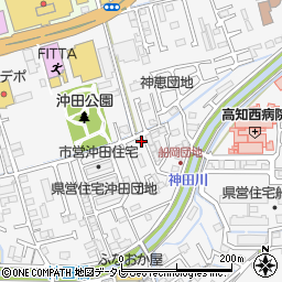 高知県高知市朝倉甲239-8周辺の地図