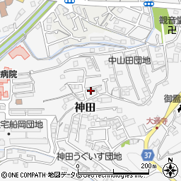 高知県高知市神田2393-8周辺の地図