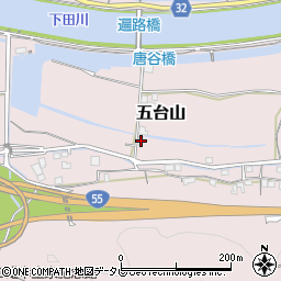 高知県高知市五台山1207周辺の地図