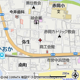 高知県香南市赤岡町本町周辺の地図