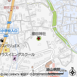 櫛田神社周辺の地図