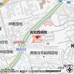 高知県高知市神田317周辺の地図