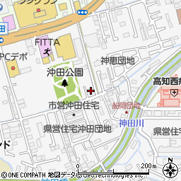 高知県高知市朝倉甲196-6周辺の地図