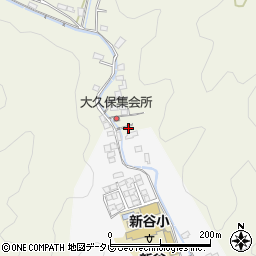 愛媛県大洲市新谷甲156周辺の地図