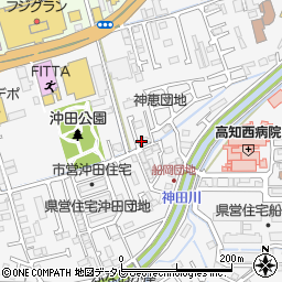 高知県高知市朝倉甲129周辺の地図