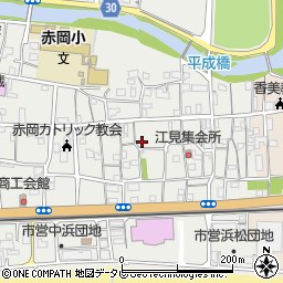 高知県香南市赤岡町江見町954-1周辺の地図