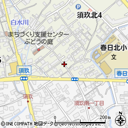 竹田しみぬき洗張店周辺の地図