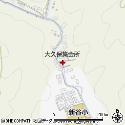 愛媛県大洲市新谷甲1657周辺の地図
