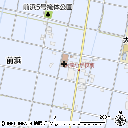 前浜公民館周辺の地図