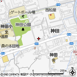 高知県高知市神田1365周辺の地図
