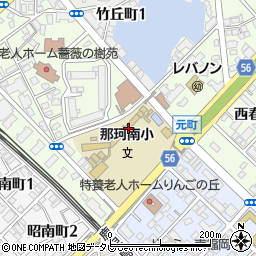 福岡市立那珂南小学校周辺の地図
