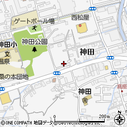 高知県高知市神田1362周辺の地図
