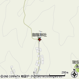 愛媛県大洲市新谷600周辺の地図