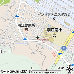 高知県高知市高見町208周辺の地図