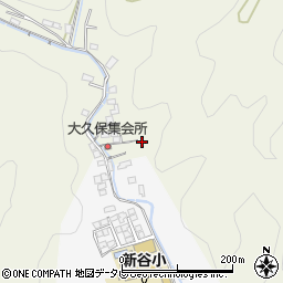愛媛県大洲市新谷1671周辺の地図