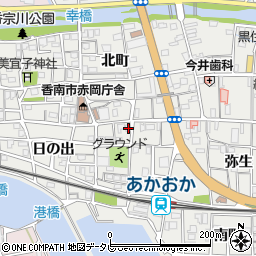 高知県香南市赤岡町南町358周辺の地図