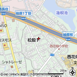 福岡県福岡市南区桧原1丁目25周辺の地図