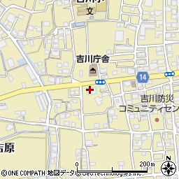 ＪＡ高知県　吉川購買課・集出荷場周辺の地図
