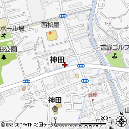 高知県高知市神田1134周辺の地図