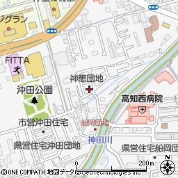 高知県高知市朝倉甲122-28周辺の地図