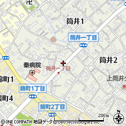 福岡県大野城市筒井1丁目5周辺の地図
