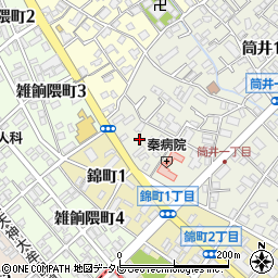 福岡県大野城市筒井1丁目1周辺の地図