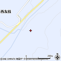 福岡県築上郡上毛町西友枝1618周辺の地図