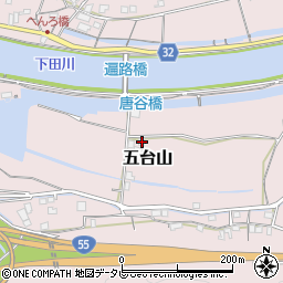 高知県高知市五台山1204周辺の地図