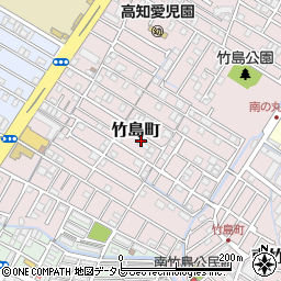 高知県高知市竹島町周辺の地図