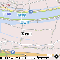 高知県高知市五台山1201-3周辺の地図