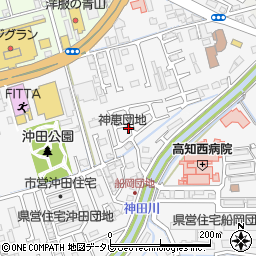 高知県高知市朝倉甲116周辺の地図
