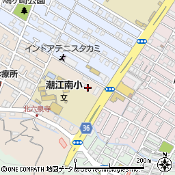 高知県高知市高見町266周辺の地図
