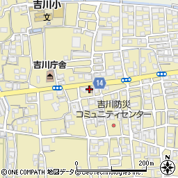 香南警察庁舎　吉川駐在所周辺の地図