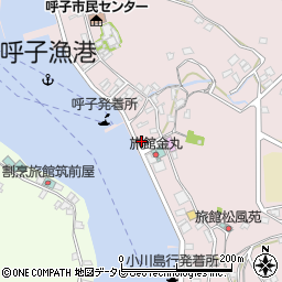 呼子港旅客船ターミナル（郵正丸）周辺の地図