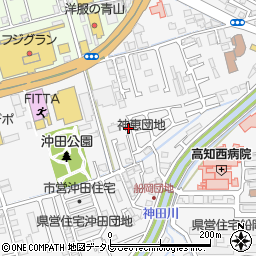 高知県高知市朝倉甲122-12周辺の地図