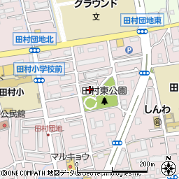 田村団地周辺の地図