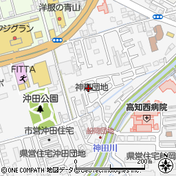 高知県高知市朝倉甲122周辺の地図