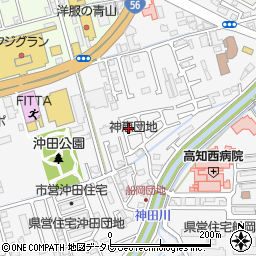 高知県高知市朝倉甲122周辺の地図