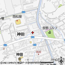 高知県高知市神田1399-4周辺の地図
