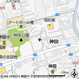 高知県高知市神田1350-2周辺の地図