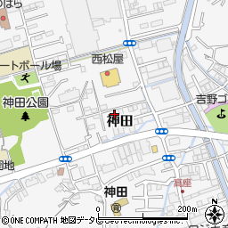 高知県高知市神田1140-16周辺の地図