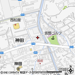 高知県高知市神田1399周辺の地図