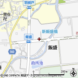 福岡県福岡市西区飯盛408-2周辺の地図