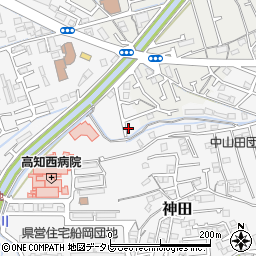 高知県高知市朝倉甲1-14周辺の地図