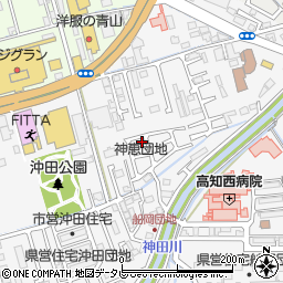 高知県高知市朝倉甲116-14周辺の地図