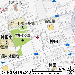 高知県高知市神田1349周辺の地図