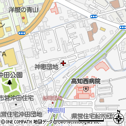 高知県高知市朝倉甲100周辺の地図